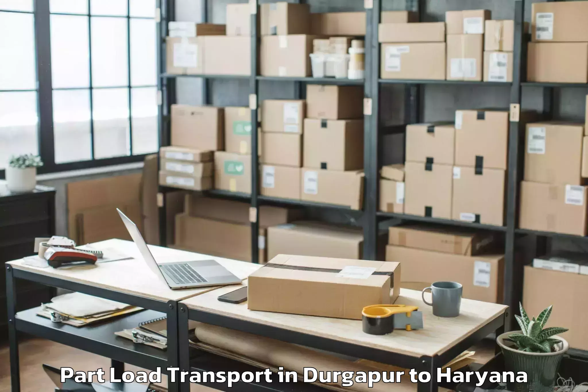 Affordable Durgapur to Karnal Part Load Transport